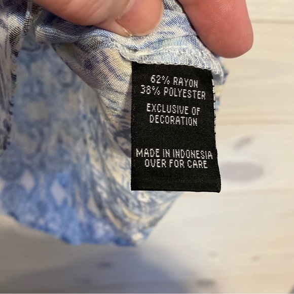 I.N. STUDIO plus size flowy blouse sz 1X - Picture 5 of 5